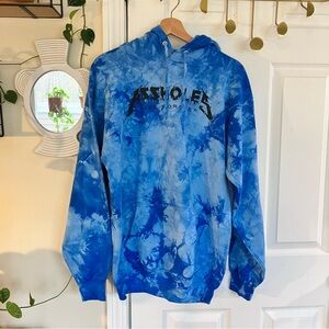 Blue Tie-Dye Hoodie